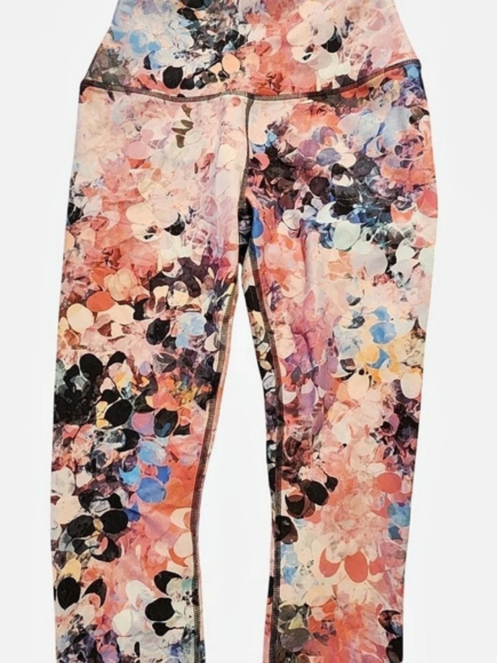 RBX Women's Floral Leggings Pink & Blue Size Small Like New